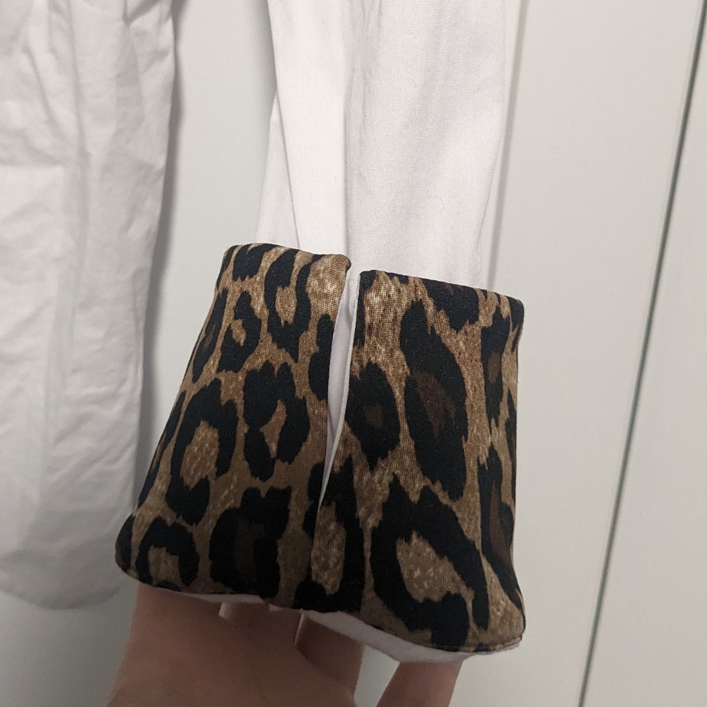 White Button Down Dress - Picture 3 of 5